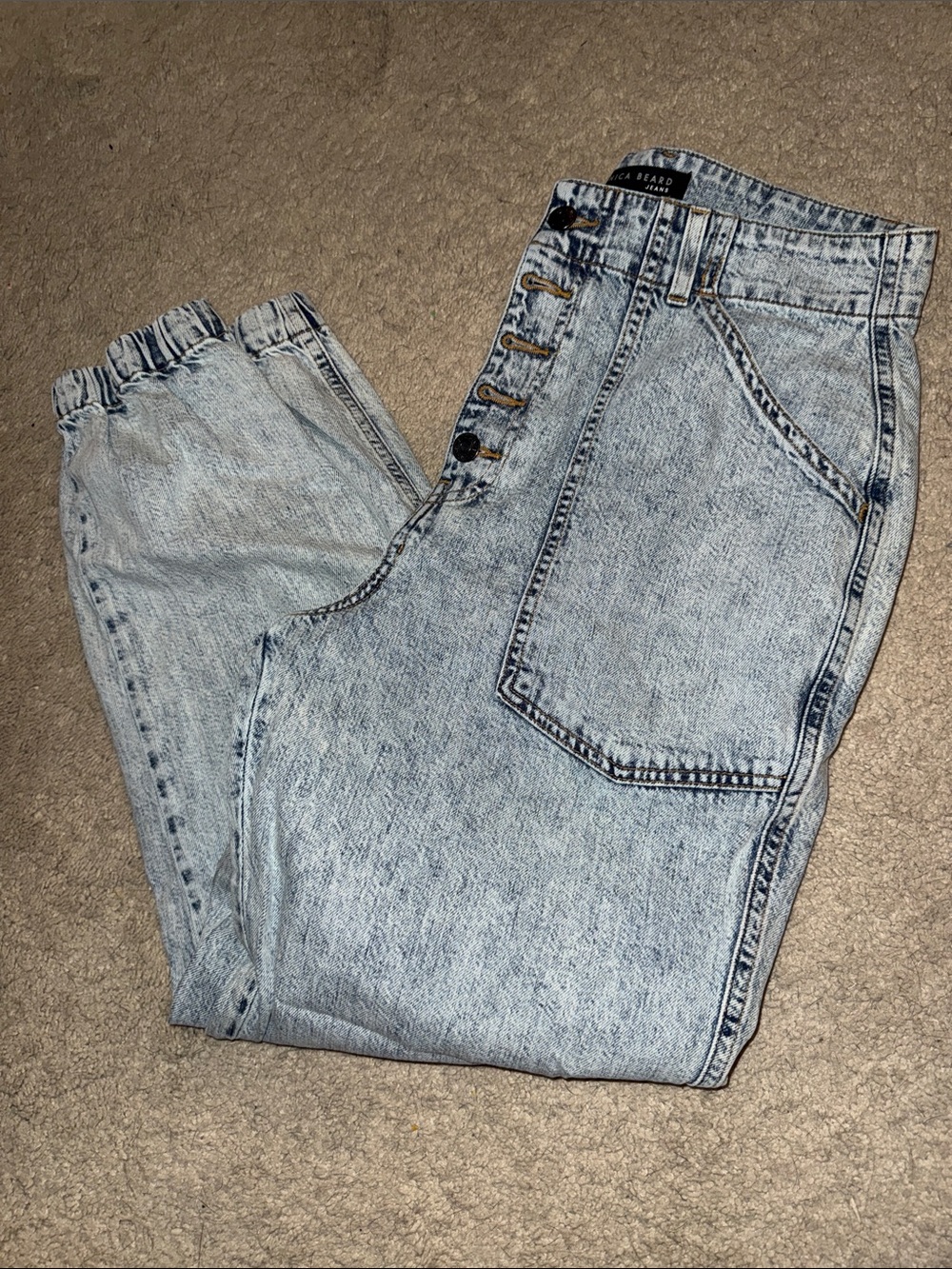 Veronica Beard Bolton Hem High rise jeans